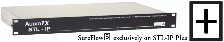 SureFlow/5, only on AudioTX STL-IP Plus -  as close to 100% reliability as it gets